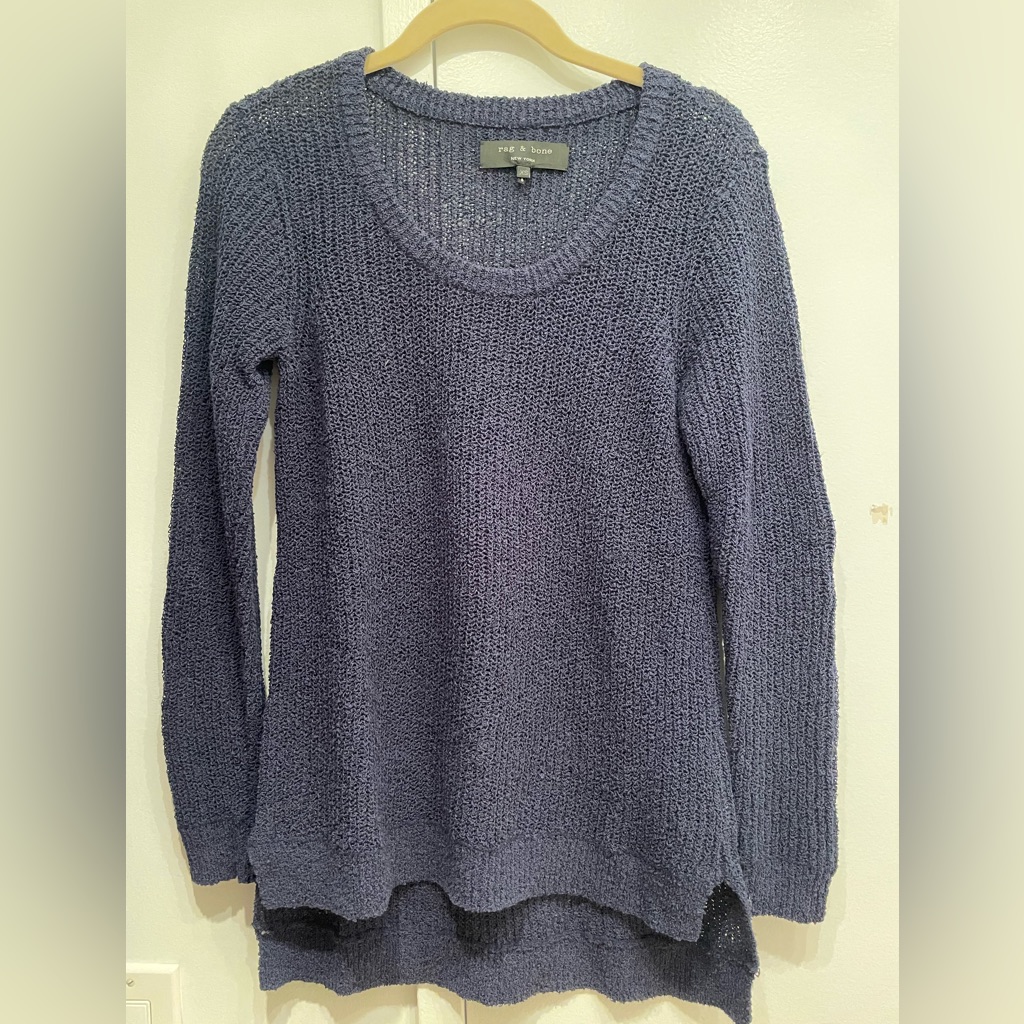 Rag & Bone Blue Sweater In Size Xs